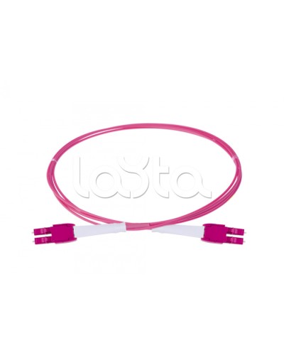 Оптический шнур HD, OM4, 2×50/125, дуплекс LC - дуплекс LC, UNIBOOT PUSH-PULL, 1 м Eurolan (41B-40-LC-LC-01) в Ногинске Патч-корды и пигтейлы Pintop.ru