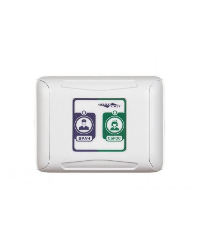 Кнопка присутствия/сброса и вызова врача Hostcall MP-434W2 в Ногинске Система оповещения и трансляции Hostcall Pintop.ru