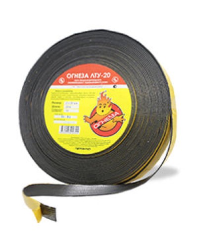 Лента термоуплотнительная Огнеза ОГНЕЗА-ЛТУ 2*20 мм., рулон 25 пог.м. в Ногинске Дополнительное оборудование пожаротушения Pintop.ru