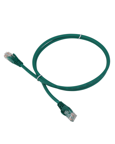 Патч-корд LANMASTER LSZH UTP кат.5e, 0.3 м, зеленый LANMASTER LAN-PC45/U5E-0.3-GN в Ногинске Патчкорды (медные) Pintop.ru