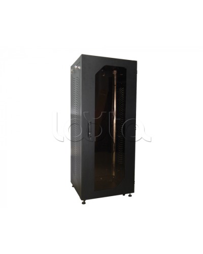 Шкаф телекоммуникационный Тромбон ТШ-326060Ч8 напольный 32U на 8 приборов в Ногинске Система оповещения и трансляции Pintop.ru