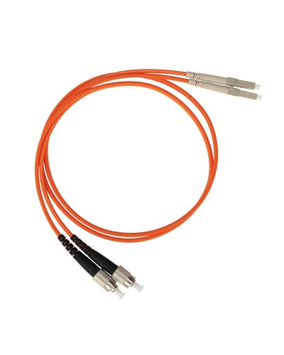 Патч-корд оптический переходной (MM), 50/125 (OM2), LC/UPC-FC/UPC, (Duplex), LSZH, 1м 50-3267 в Ногинске Патч-корды оптические Pintop.ru