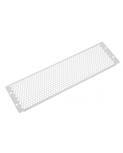 Фальшпанель в шкаф 19 3U перфорированная ЦМО ФП-3.4-9005 в Ногинске Аксессуары для стоек и шкафов Pintop.ru