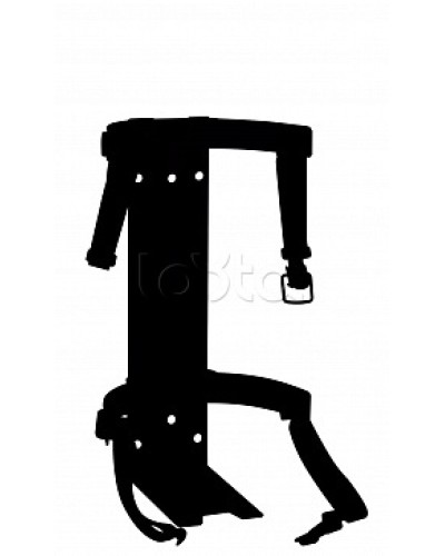 Кронштейн ПОЖТЕХНИКА КТР-8/9 на 2 ремнях (d180-185) для ОП/ОВП-8, ОП/ОВЭ-9 в Ногинске Аксессуары для огнетушителей Pintop.ru