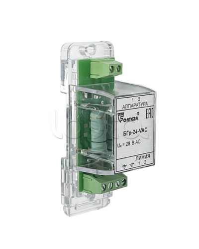 Устройство защиты от импульсных перенапряжений Forteza Блок БГр-24-VAC в Ногинске Устройства защиты операционных процессоров (ОПС) Pintop.ru