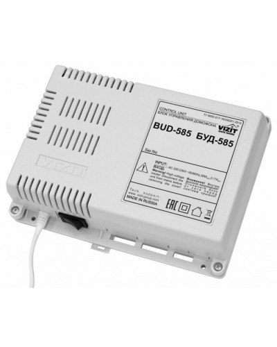 Блок управления и питания периметрового домофона VIZIT БУД-585 в Ногинске Блоки управления многоабонентные Pintop.ru