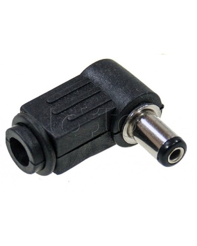 Разъем питания штекер 2.1х5.5x10мм угловой (50шт/уп) REXANT 14-0312 в Ногинске Коннекторы Pintop.ru