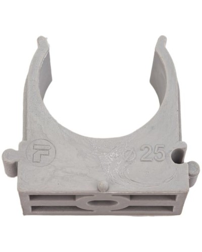 Крепёж-клипса для труб ø25 мм, серая (100 шт/уп)Rexant (28-0125-2) в Ногинске Держатели, клипсы, скобы Pintop.ru