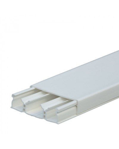 Мини-плинтус DLPlus 60x16 - 3 секции - длина 2,10 м - белый Legrand 030026 в Ногинске Кабель-канал Pintop.ru