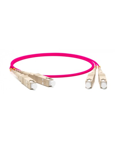 Патч-корд волоконно-оптический Hyperline FC-D2-504-SC/PR-ST/PR-H-2M-LSZH-MG в Ногинске Патч-корды оптические Pintop.ru