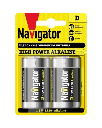 Элемент питания Navigator 94 755 NBT-NE-LR20-BP2 в Ногинске Электротехническое оборудование Pintop.ru