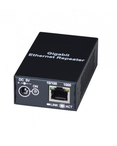 Повторитель Gigabit Ethernet для увеличения расстояния передачи до 120м SC&T SR01X в Ногинске Системы видеонаблюдения Pintop.ru
