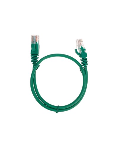 Патч-корд U/UTP, CAT 5e, RJ45-RJ45, 26AWG, LSZH, зеленый, 0,5м REXANT 02-0106-05 в Ногинске Патчкорды (медные) Pintop.ru