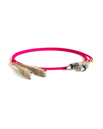 Патч-корд волоконно-оптический Hyperline FC-D2-504-SC/PR-SC/PR-H-50M-LSZH-MG в Ногинске Патч-корды оптические Pintop.ru