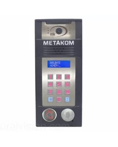 Многоабонентый антивандальный блок вызова со встроенной гибридной видеокамерой Метаком MК2018-MFCGVH в Ногинске Блоки вызова многоабонентные Pintop.ru
