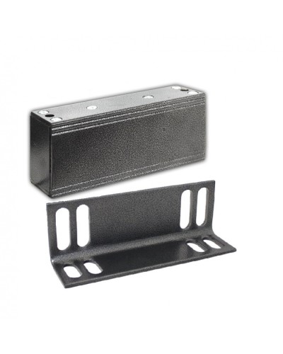 Замок электромагнитный Олевс М2-500 с уголком серебряный антик в Ногинске Электромагнитные замки Pintop.ru