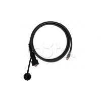 Индустриальный коммутационный шнур NIKOMAX F/UTP 4 пары, переходной, Кат.6 (Класс E), 250МГц, RJ45/8P8C(IP67)-RJ45/8P8C, T568B, многожильный, BC (чистая медь), 26AWG (7х0,160мм), с защитной крышкой, PUR, черный, 5м NIKOMAX (NMC-PC4SE55B-050-IS-TR-BK)