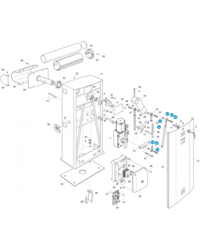 Моторедуктор G6000 Came 119RIG195 в Ногинске Запчасти для шлагбаумов и автоматики Pintop.ru
