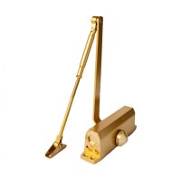 Доводчик дверной с рычажной тягой DC-120-I EN6, золотой NOTEDO DC120G-I