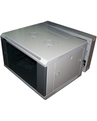 Шкаф настенный серии Pro, 3-секционный, 6U 600x600, металлическая дверь TWT-CBW3M-6U-6x6-GY в Ногинске Аксессуары для стоек и шкафов Pintop.ru