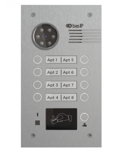 Вызывная панель BAS-IP BA-08MD SILVER в Ногинске Вызывные видеопанели малоабонентные Pintop.ru