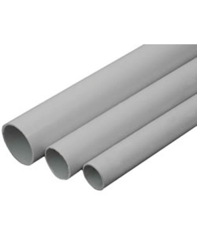 Труба HF FR гладкая тяжелая, серый, диам. 16мм (3м) Экопласт 23016HFR-3 в Ногинске Гладкая труба Pintop.ru