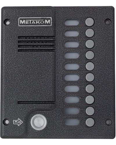 Блок вызова домофона Метаком MК10.2-TM4EVN в Ногинске Вызывные видеопанели малоабонентные Pintop.ru