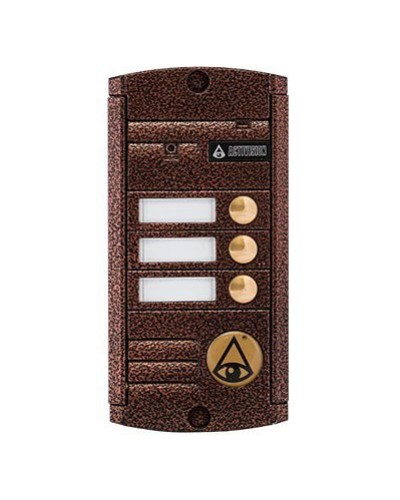 Видеопанель вызывная накладная на 3 абонента Activision AVP-453 (PAL, антик) в Ногинске Вызывные видеопанели малоабонентные Pintop.ru