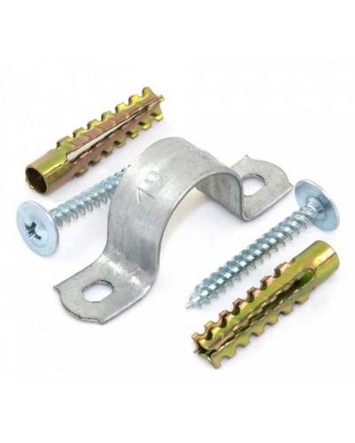 Комплекты для крепления ОКЛ с использованием самореза, дюбеля и скобы СМД 12-13 (100 шт) Промрукав (PR08.5000) в Ногинске Держатели, клипсы, скобы Pintop.ru