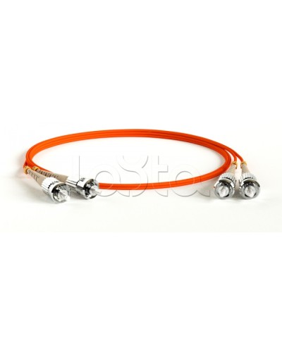 Патч-корд волоконно-оптический Hyperline FC-D2-50-ST/PR-ST/PR-H-1M-LSZH-OR в Ногинске Патч-корды оптические Pintop.ru