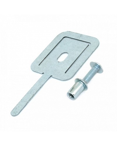 Комплекты для крепления ОКЛ с использованием винта, заклепки и хомута FR ПР-40 (100 шт) Промрукав (PR08.5204) в Ногинске Огнестойкие кабельные линии Pintop.ru