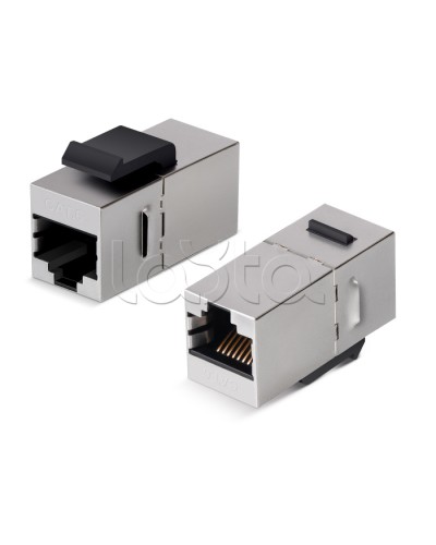 Проходной адаптер Keystone RJ45-RJ45 Cabeus (CA-KJ-8P8C-C6-SH) в Ногинске Коннекторы Pintop.ru