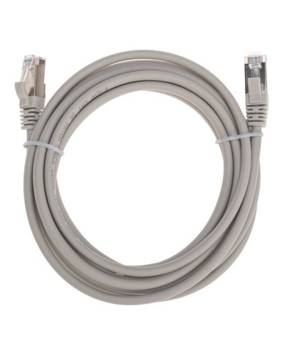 Патч-корд F/UTP, CAT 5e, RJ45-RJ45, 26AWG, LSZH, серый, 3м REXANT 02-0110-3 в Ногинске Патчкорды (медные) Pintop.ru