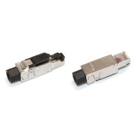 Разъем полевой оконцовки RJ-45 (8P8C) Hyperline PLUD-8P8C-S-C6A-SH