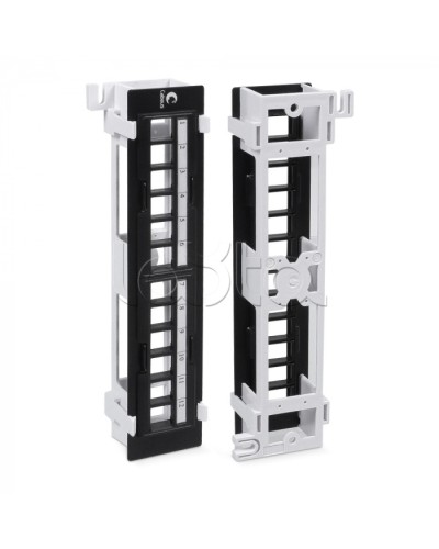 Патч-панель настенная 12 портов без модулей Cabeus (PLB-12-WL) в Ногинске Патч панель Pintop.ru