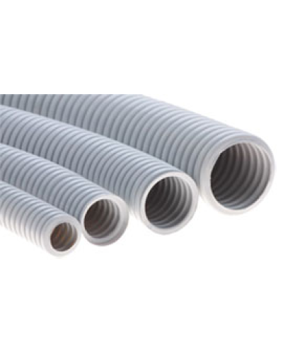 Труба ПНД гофрир. тяжелая, цвет чёрный, диам 16мм Экопласт 21016 в Ногинске Труба гофрированная Pintop.ru