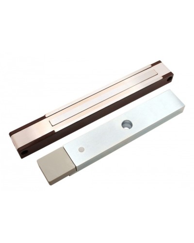 Электромагнитный замок с датчиком состояния двери ALeko ALM-200P (24В коричневый) в Ногинске Электромагнитные замки Pintop.ru