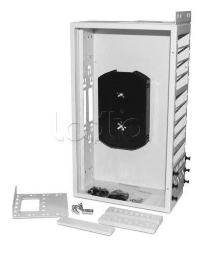 Бокс оптический универсальный 19 Hyperline FO-19R-3U-12xSLT-W140H42-96UN-GY в Ногинске Коммутационные изделия Pintop.ru