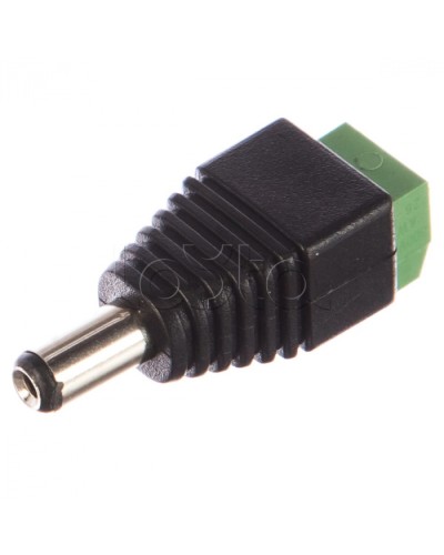 Разъем питания штекер 2.1х5.5 с клеммной колодкой (50шт/уп) REXANT 14-0314 в Ногинске Коннекторы Pintop.ru