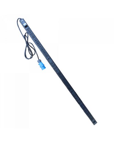 Блок розеток верт. 32A / 250V, 12xC19 + 36xC13 + 3xSchuko, шнур 3 метра, IEC309 TWT (TWT-PDV-12x36x3S-32A) в Ногинске Блоки розеток Pintop.ru