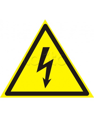 Знак электробезопасности Опасность поражения электротоком 200x200 (5шт/уп) REXANT 56-0006 в Ногинске Дополнительное оборудование для ОПС Pintop.ru