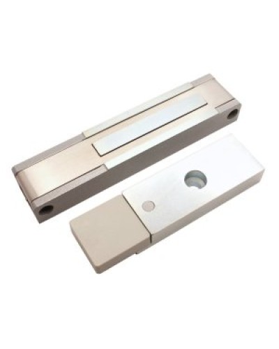 Электромагнитный замок с датчиком состояния двери ALeko ALM-150P (24В серый) в Ногинске Электромагнитные замки Pintop.ru