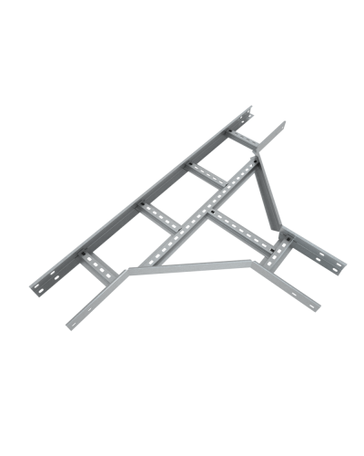 Т-отвод лестничный 80х600х1,5 мм Быстрый монтаж HD КМ-Профиль (LTDS80-600-1.5 HD) в Ногинске Аксессуары для лотков Pintop.ru
