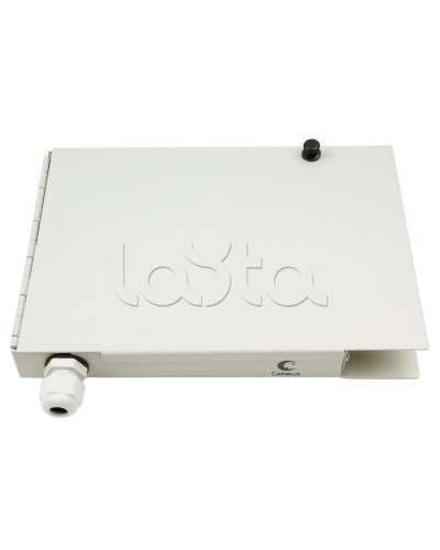 Бокс оптический настенный 19 на 8 SC/LC портов Cabeus JJT-8-SC в Ногинске Кросс оптический Pintop.ru