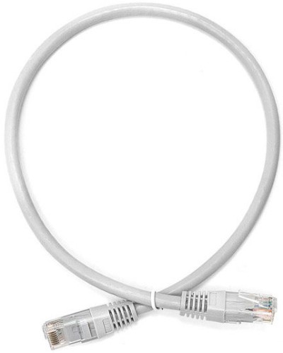 Патч-корд RJ45 TWT UTP кат.6, с заливными колпачками, 2.0 м, серый TWT TWT-45-45-2.0/6-GY в Ногинске Патчкорды (медные) Pintop.ru