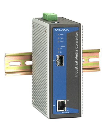 Медиаконвертер Gigabit Ethernet 10/100/1000BaseTX в 1000BaseSX/LX/LHX/ZX Moxa IMC-101G в Ногинске Дополнительное оборудование для ОПС Pintop.ru
