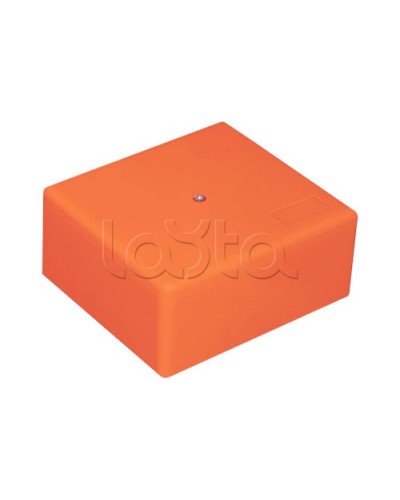 Коробка огн. с глад. стенками,без галогена, IP41, 10P, (1,5-4мм2) (оранж) ОКЛ Экопласт (46171HF) в Ногинске Распределительные коробки Pintop.ru