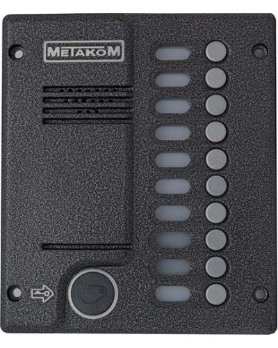 Блок вызова домофона Метаком MК10.2-MFE в Ногинске Вызывные аудиопанели малоабонентные Pintop.ru