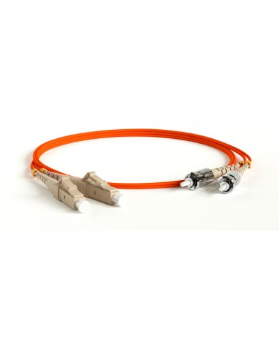 Патч-корд волоконно-оптический Hyperline FC-D2-50-SC/PR-SC/PR-H-20M-LSZH-BK в Ногинске Патч-корды оптические Pintop.ru