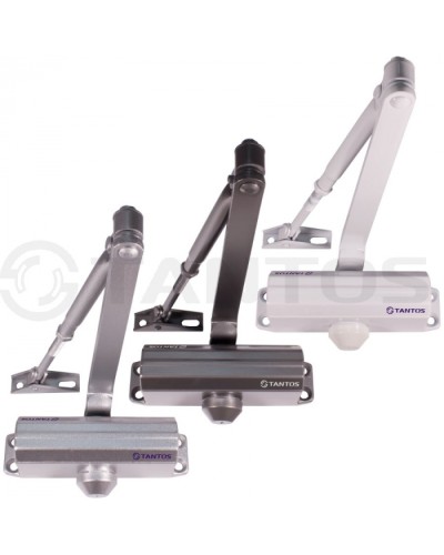 Доводчик дверной Tantos TS-DC085 Freeze (Серебро) в Ногинске Доводчики Pintop.ru